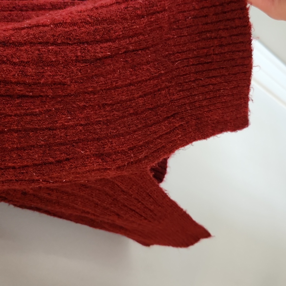 Old Navy Red Ribbed Sweater - Picture 3 of 6
